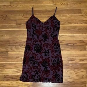 Crystal sky Purple Mini dress